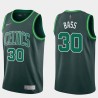 2020-21Earned Brandon Bass Twill Basketball Jersey -Celtics #30 Bass Twill Jerseys, FREE SHIPPING