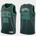 Tom Boswell Twill Basketball Jersey -Celtics #31 Boswell Twill Jerseys, FREE SHIPPING