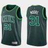 2020-21Earned Mikki Moore Twill Basketball Jersey -Celtics #31 Moore Twill Jerseys, FREE SHIPPING