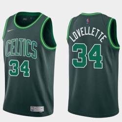 2020-21Earned Clyde Lovellette Twill Basketball Jersey -Celtics #34 Lovellette Twill Jerseys, FREE SHIPPING