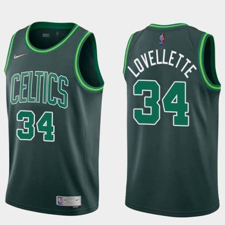 2020-21Earned Clyde Lovellette Twill Basketball Jersey -Celtics #34 Lovellette Twill Jerseys, FREE SHIPPING