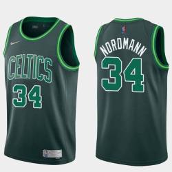 2020-21Earned Bevo Nordmann Twill Basketball Jersey -Celtics #34 Nordmann Twill Jerseys, FREE SHIPPING