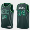 2020-21Earned Rick Carlisle Twill Basketball Jersey -Celtics #34 Carlisle Twill Jerseys, FREE SHIPPING