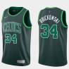 2020-21Earned Frank Brickowski Twill Basketball Jersey -Celtics #34 Brickowski Twill Jerseys, FREE SHIPPING