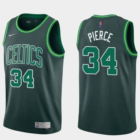 2020-21Earned Paul Pierce Twill Basketball Jersey -Celtics #34 Pierce Twill Jerseys, FREE SHIPPING