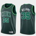 Sly Williams Twill Basketball Jersey -Celtics #35 Williams Twill Jerseys, FREE SHIPPING