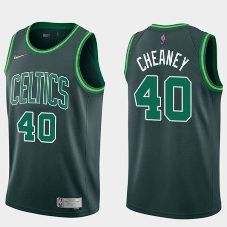 2020-21Earned Calbert Cheaney Twill Basketball Jersey -Celtics #40 Cheaney Twill Jerseys, FREE SHIPPING