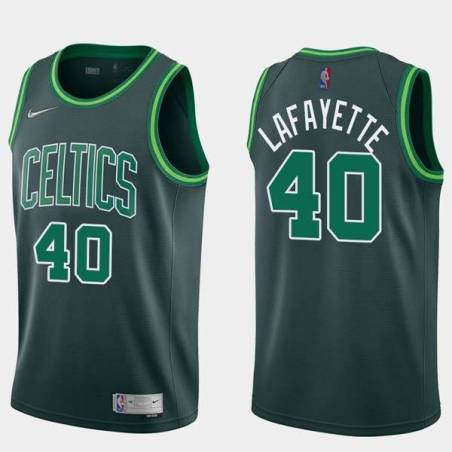 2020-21Earned Oliver Lafayette Twill Basketball Jersey -Celtics #40 Lafayette Twill Jerseys, FREE SHIPPING