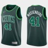 2020-21Earned Tony Massenburg Twill Basketball Jersey -Celtics #41 Massenburg Twill Jerseys, FREE SHIPPING