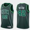 2020-21Earned Bobby Wilson Twill Basketball Jersey -Celtics #42 Wilson Twill Jerseys, FREE SHIPPING