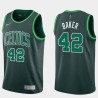 2020-21Earned Vin Baker Twill Basketball Jersey -Celtics #42 Baker Twill Jerseys, FREE SHIPPING