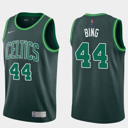 2020-21Earned Dave Bing Twill Basketball Jersey -Celtics #44 Bing Twill Jerseys, FREE SHIPPING