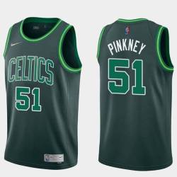 2020-21Earned Kevinn Pinkney Twill Basketball Jersey -Celtics #51 Pinkney Twill Jerseys, FREE SHIPPING