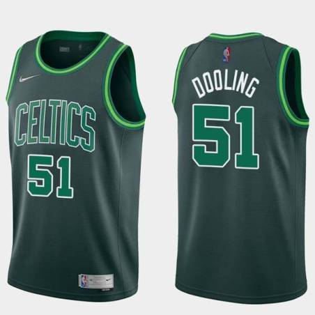 2020-21Earned Keyon Dooling Twill Basketball Jersey -Celtics #51 Dooling Twill Jerseys, FREE SHIPPING