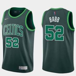 2020-21Earned Chris Babb Twill Basketball Jersey -Celtics #52 Babb Twill Jerseys, FREE SHIPPING