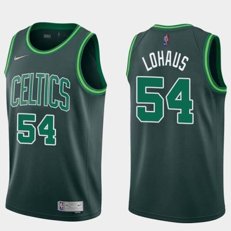 2020-21Earned Brad Lohaus Twill Basketball Jersey -Celtics #54 Lohaus Twill Jerseys, FREE SHIPPING