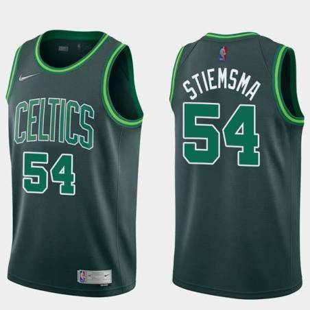 2020-21Earned Greg Stiemsma Twill Basketball Jersey -Celtics #54 Stiemsma Twill Jerseys, FREE SHIPPING