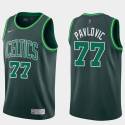 Sasha Pavlovic Twill Basketball Jersey -Celtics #77 Pavlovic Twill Jerseys, FREE SHIPPING