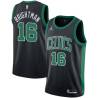 Black Al Brightman Twill Basketball Jersey -Celtics #16 Brightman Twill Jerseys, FREE SHIPPING