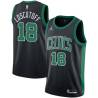 Black Jim Loscutoff Twill Basketball Jersey -Celtics #18 Loscutoff Twill Jerseys, FREE SHIPPING