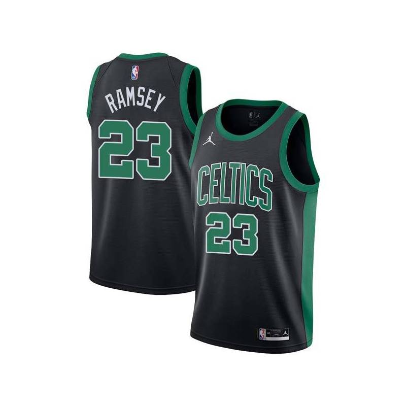 Black Frank Ramsey Twill Basketball Jersey -Celtics #23 Ramsey Twill Jerseys, FREE SHIPPING