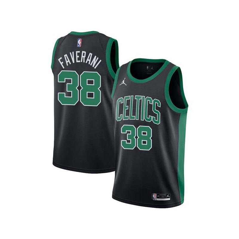 Black Vitor Faverani Twill Basketball Jersey -Celtics #38 Faverani Twill Jerseys, FREE SHIPPING
