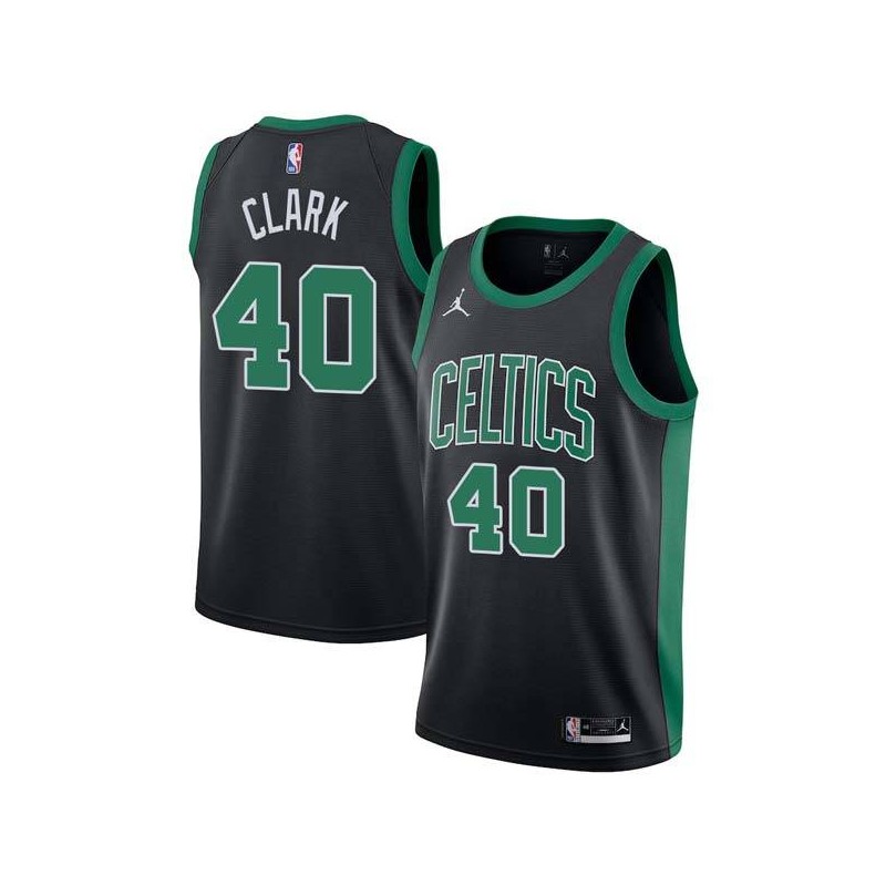 Black Carlos Clark Twill Basketball Jersey -Celtics #40 Clark Twill Jerseys, FREE SHIPPING