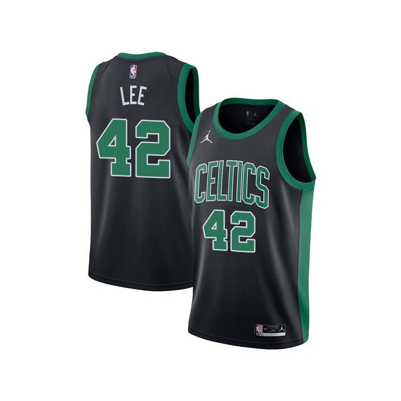 Black David Lee Twill Basketball Jersey -Celtics #42 Lee Twill Jerseys, FREE SHIPPING