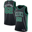 Vitaly Potapenko Twill Basketball Jersey -Celtics #52 Potapenko Twill Jerseys, FREE SHIPPING
