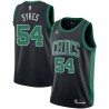 Black Larry Sykes Twill Basketball Jersey -Celtics #54 Sykes Twill Jerseys, FREE SHIPPING