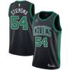 Black Greg Stiemsma Twill Basketball Jersey -Celtics #54 Stiemsma Twill Jerseys, FREE SHIPPING