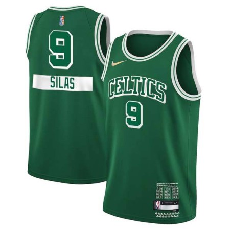 2021-22City Xavier Silas Celtics #9 Twill Basketball Jersey FREE SHIPPING