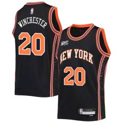 2021-22City Kennard Winchester Twill Basketball Jersey -Knicks #20 Winchester Twill Jerseys, FREE SHIPPING