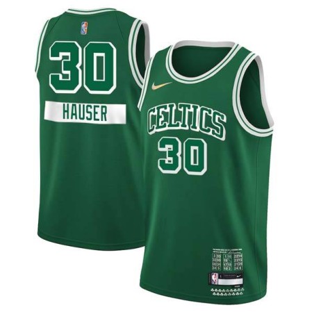 2021-22City Sam Hauser Celtics #30 Twill Basketball Jersey FREE SHIPPING