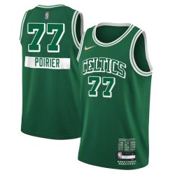 2021-22City Vincent Poirier Celtics #77 Twill Basketball Jersey FREE SHIPPING