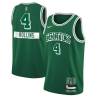 2021-22City Kenny Rollins Twill Basketball Jersey -Celtics #4 Rollins Twill Jerseys, FREE SHIPPING