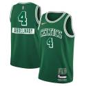Alaa Abdelnaby Twill Basketball Jersey -Celtics #4 Abdelnaby Twill Jerseys, FREE SHIPPING