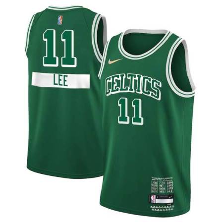 2021-22City Courtney Lee Twill Basketball Jersey -Celtics #11 Lee Twill Jerseys, FREE SHIPPING