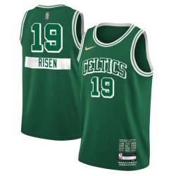 2021-22City Arnie Risen Twill Basketball Jersey -Celtics #19 Risen Twill Jerseys, FREE SHIPPING