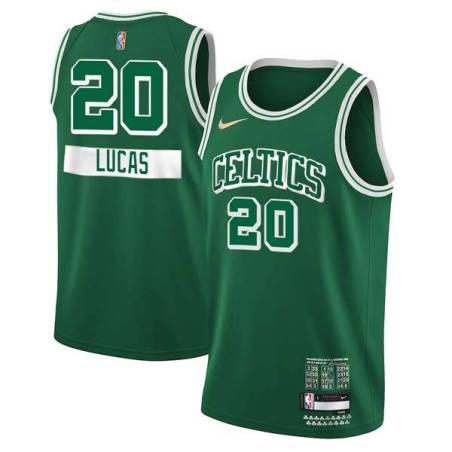 2021-22City Al Lucas Twill Basketball Jersey -Celtics #20 Lucas Twill Jerseys, FREE SHIPPING