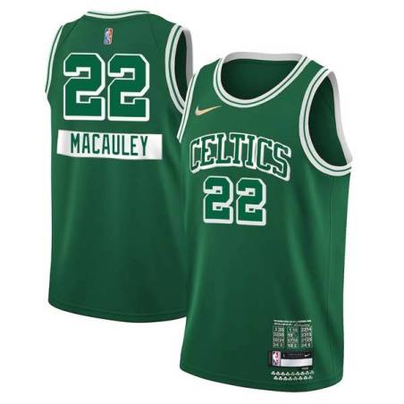 2021-22City Ed Macauley Twill Basketball Jersey -Celtics #22 Macauley Twill Jerseys, FREE SHIPPING