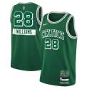 Willie Williams Twill Basketball Jersey -Celtics #28 Williams Twill Jerseys, FREE SHIPPING