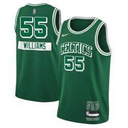 2021-22City Eric Williams Twill Basketball Jersey -Celtics #55 Williams Twill Jerseys, FREE SHIPPING