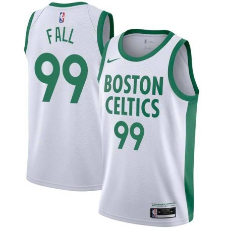 2020-21City Tacko Fall Celtics #99 Twill Basketball Jersey FREE SHIPPING