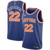 Blue Dave DeBusschere Twill Basketball Jersey -Knicks #22 DeBusschere Twill Jerseys, FREE SHIPPING