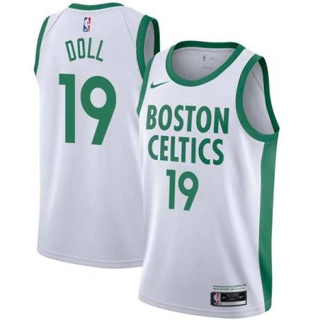 2020-21City Bob Doll Twill Basketball Jersey -Celtics #19 Doll Twill Jerseys, FREE SHIPPING