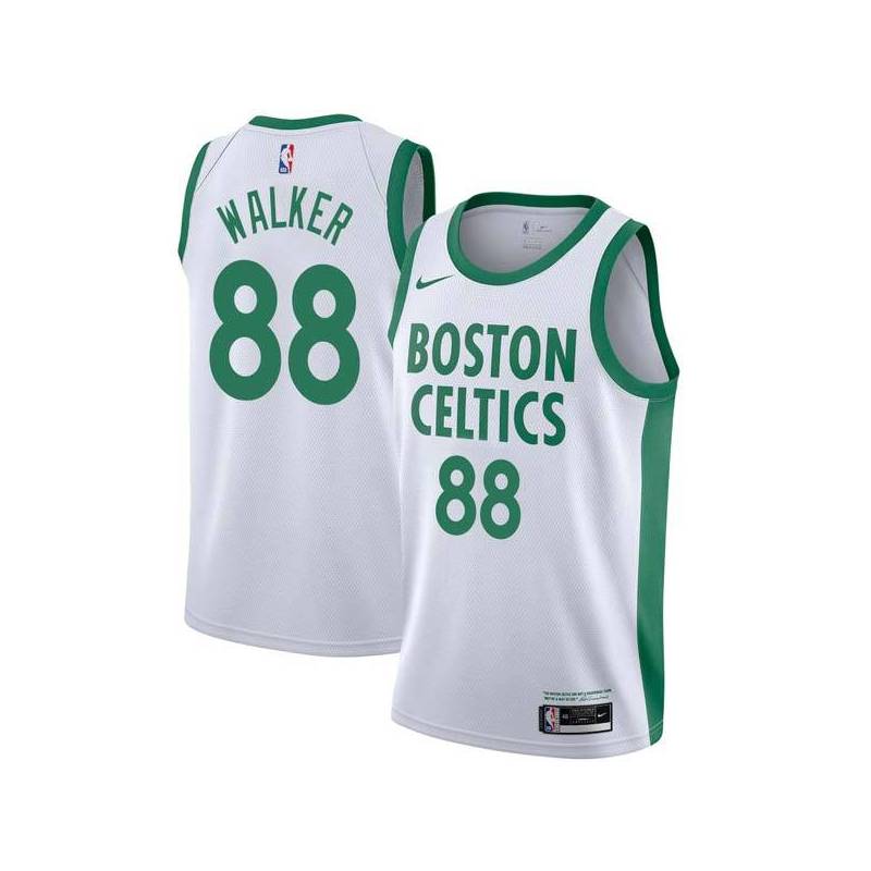 2020-21City Antoine Walker Twill Basketball Jersey -Celtics #88 Walker Twill Jerseys, FREE SHIPPING