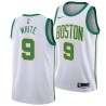 2018-19City Derrick White Celtics #9 Twill Basketball Jersey FREE SHIPPING