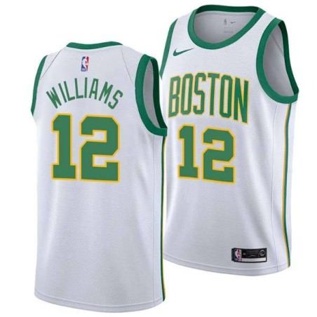 2018-19City Grant Williams Celtics #12 Twill Basketball Jersey FREE SHIPPING