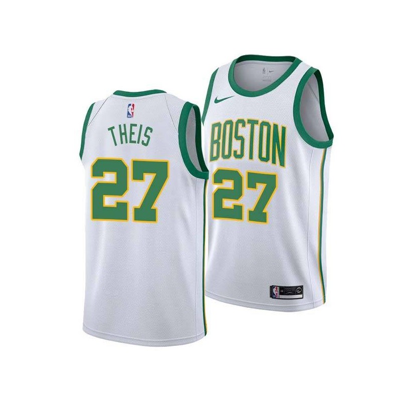 2018-19City Daniel Theis Celtics #27 Twill Basketball Jersey FREE SHIPPING